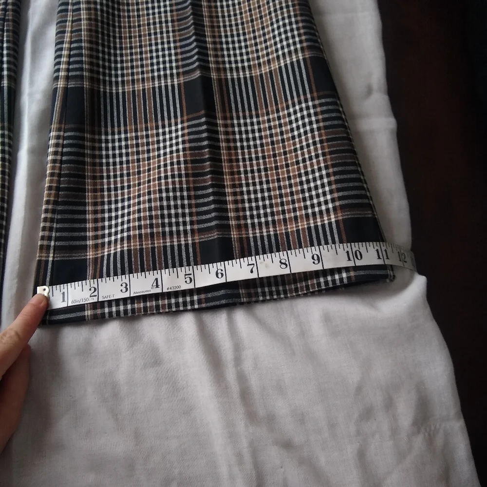 Theory plaid trousers - Picture 4 of 9